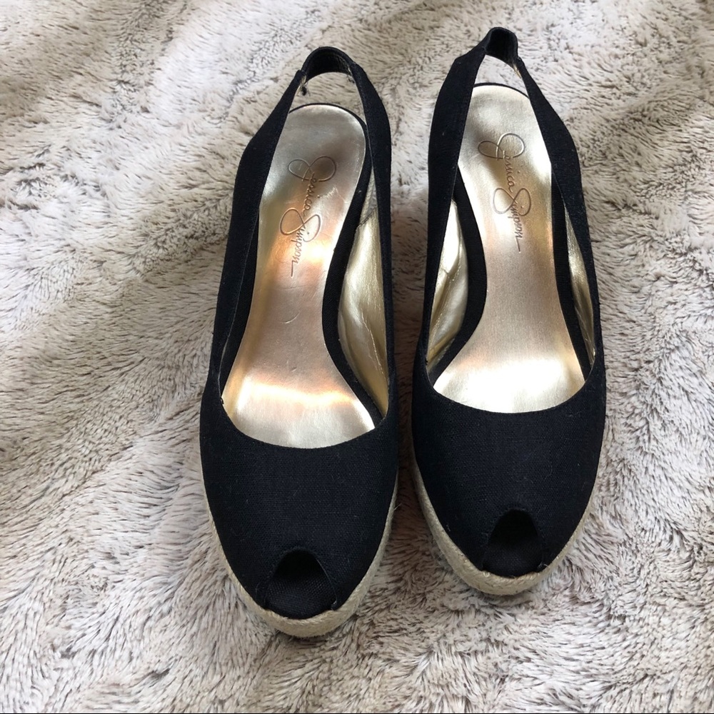 Jessica Simpson wedge platform shoes size 8